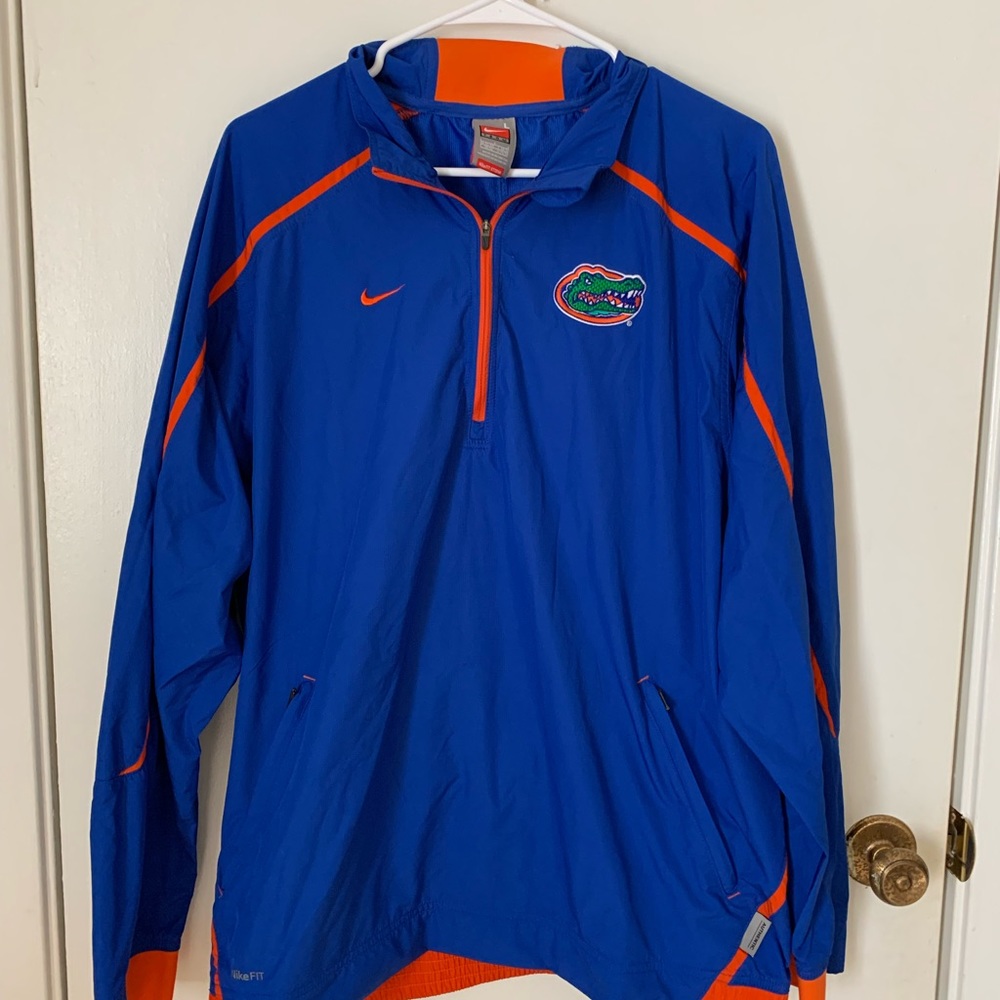 Nike Florida Gators Quarter Zip Windbreaker